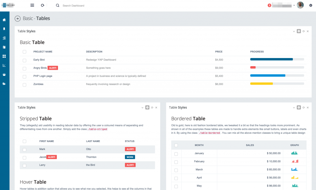 dashboard-tables